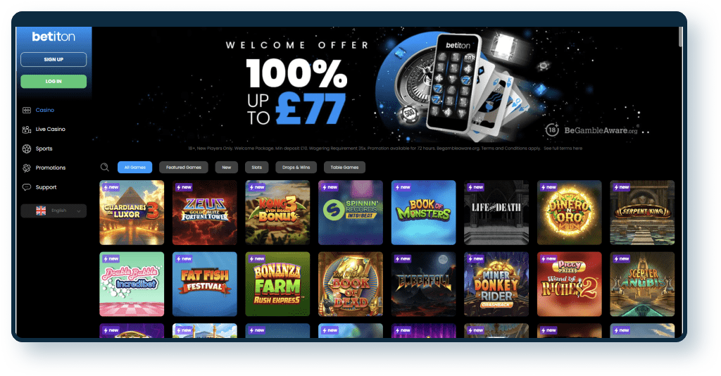 Betiton Casino Review