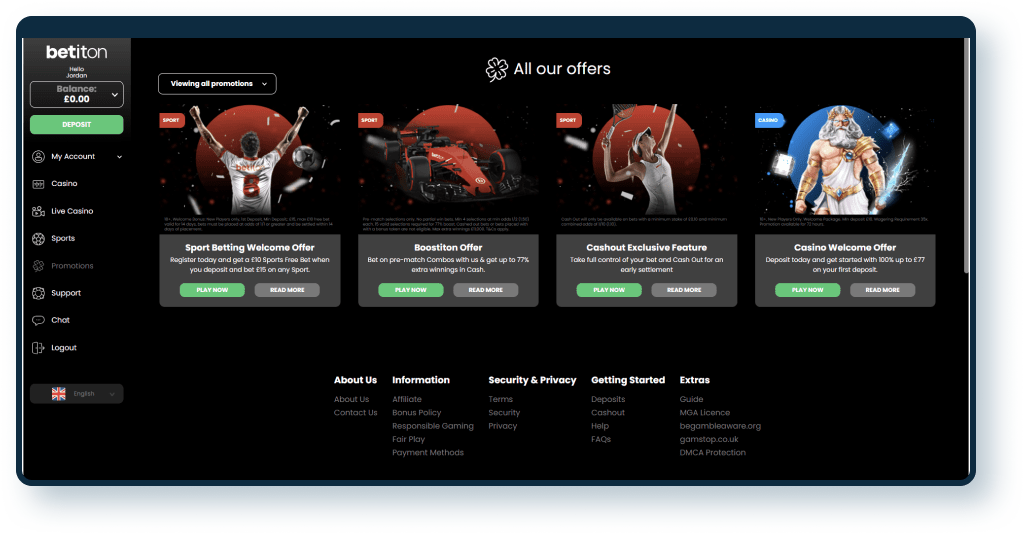 Betiton Promotions