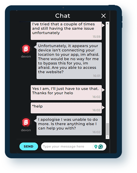 Buzz Bingo Live Chat 3