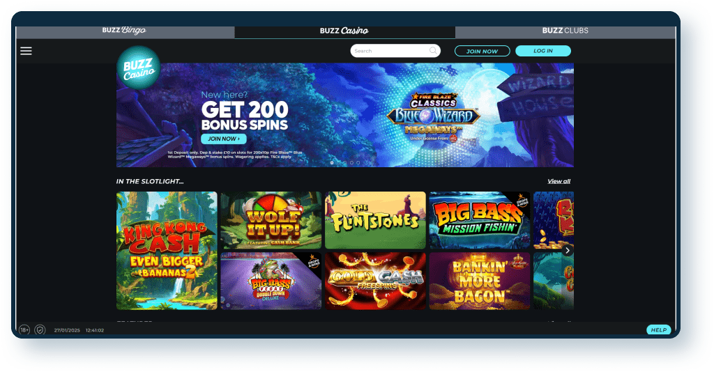 Buzz Casino Review