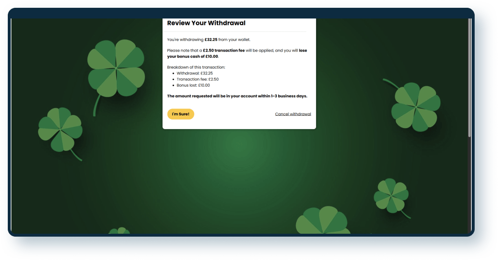 Clover Casino Withdrawal 2