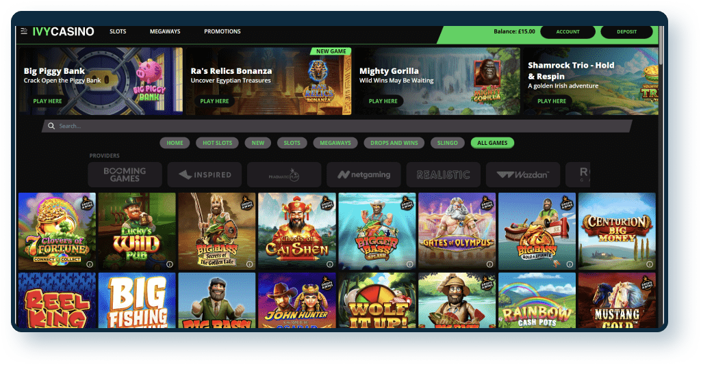 Ivy Casino Games