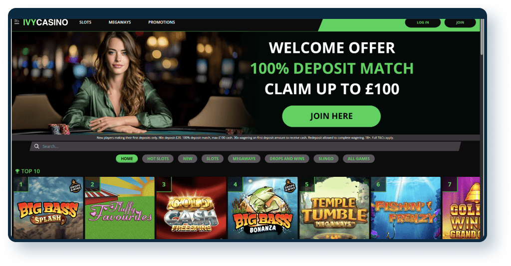 Ivy Online Casino Review