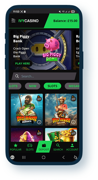 Ivy Mobile Casino 3