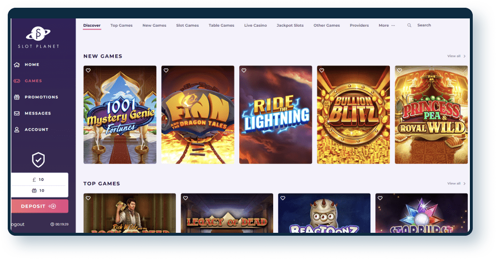 Slot Planet Games