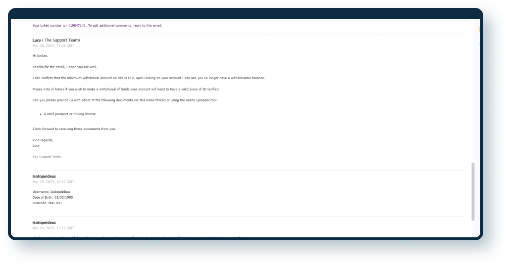 slotsitesuk.co.uk Email Support