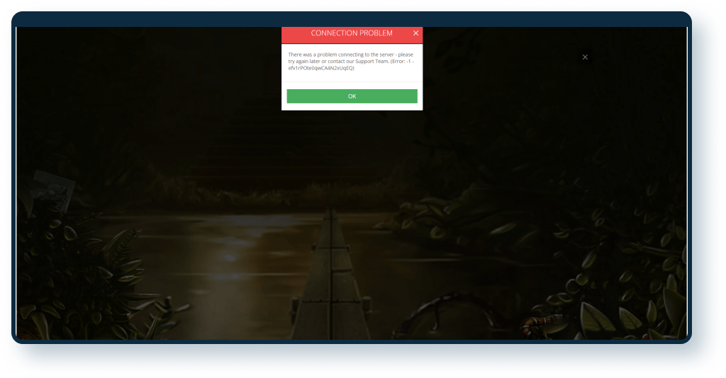 Spin Rio Casino Game Error
