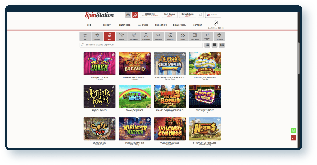 Spin Station Casino Slots
