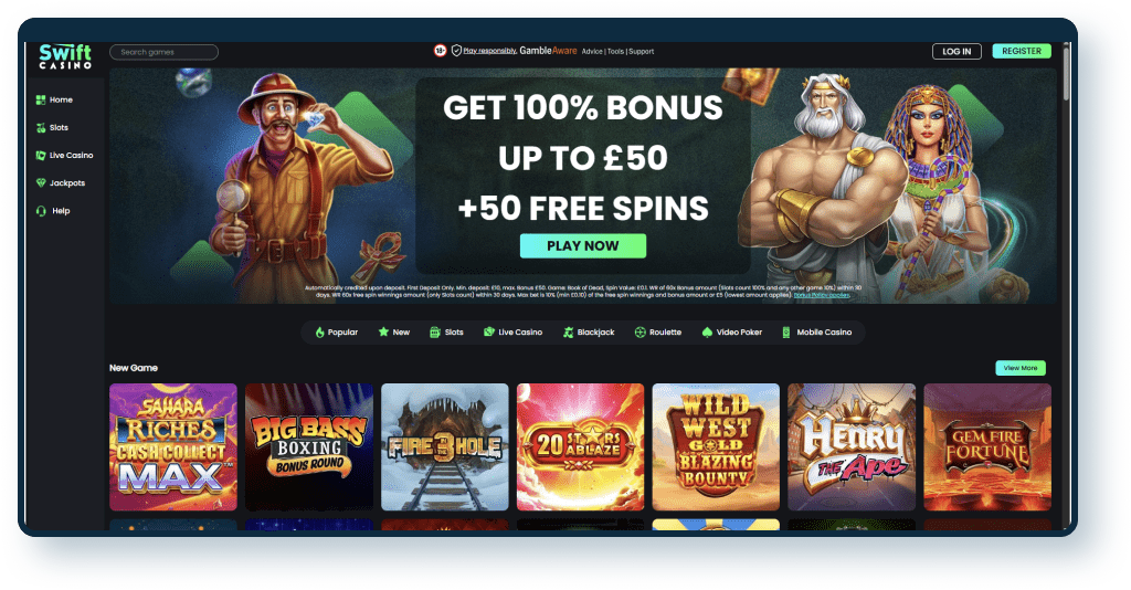 Swift Online Casino Review