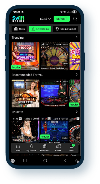 Swift Mobile Casino 4