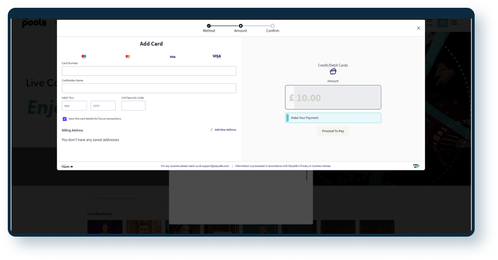 The Pools Casino Deposit 3