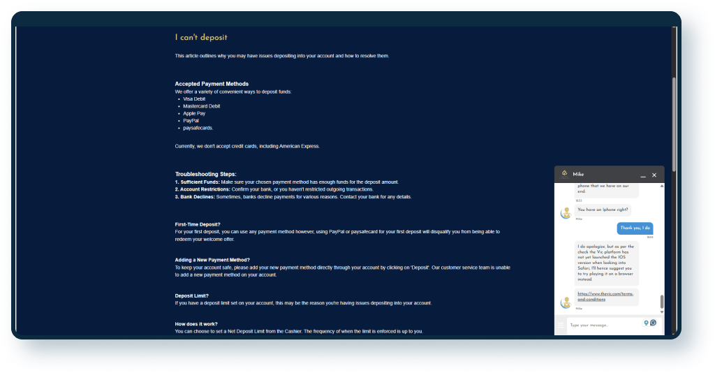 The Vic Casino Live Chat 6