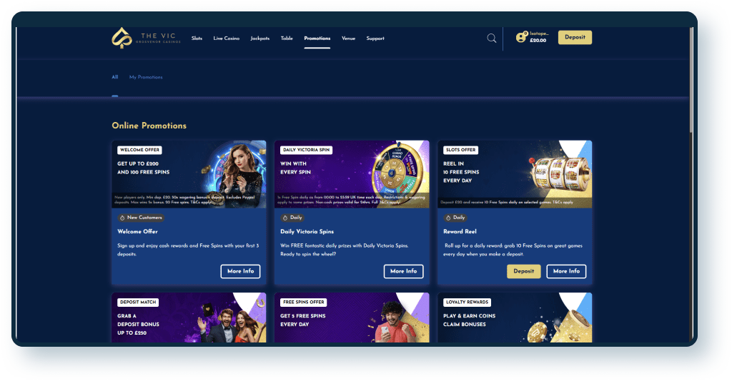 The Vic Casino Promotions