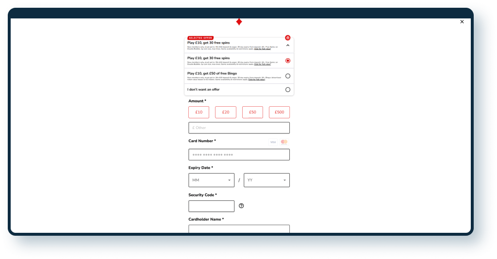 Virgin Games Deposit