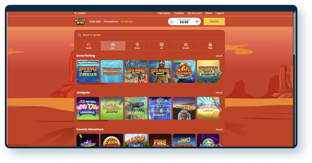 Wild West Wins Slots