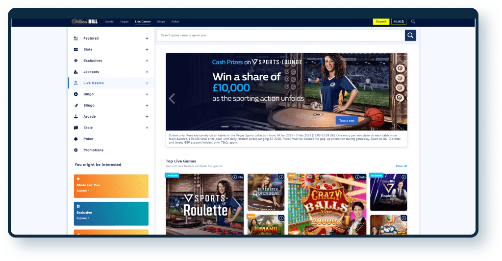 William Hill Live Casino