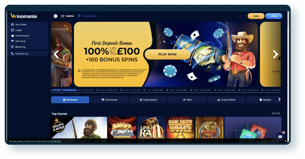 Winomania Casino Review
