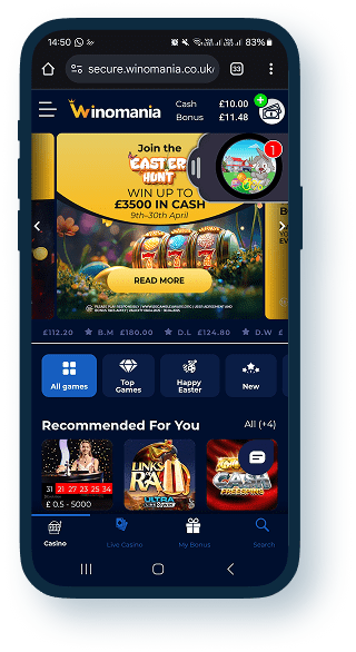 Winomania Casino Mobile 1