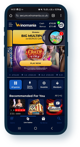 Winomania Casino Mobile 2