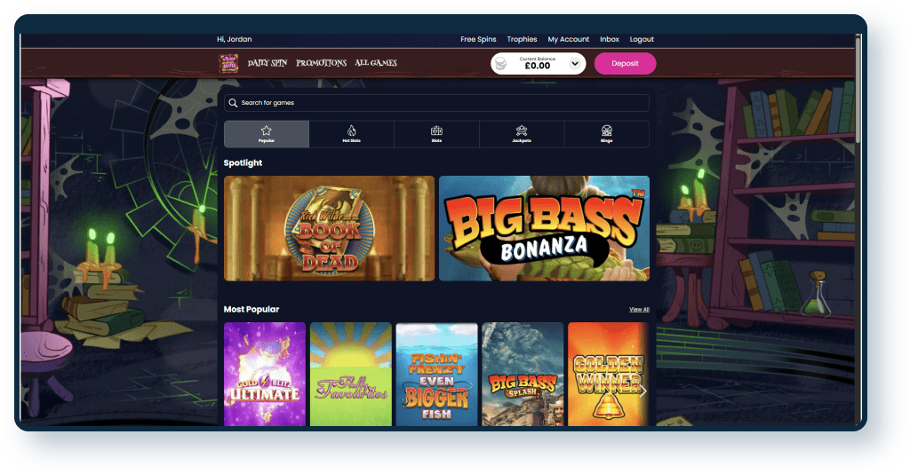 Wizard Slots Games