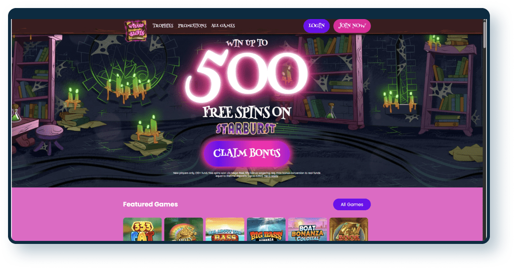 Wizard Slots Review