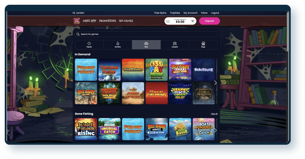 Best Slot games at Wizard Slots