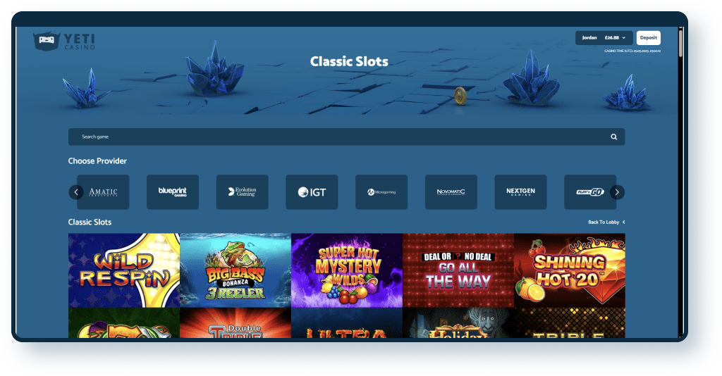 Yeti Casino Classic Slots