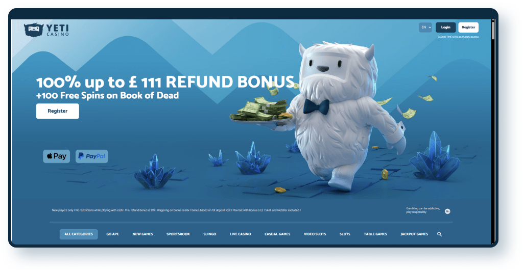 Yeti Casino Review