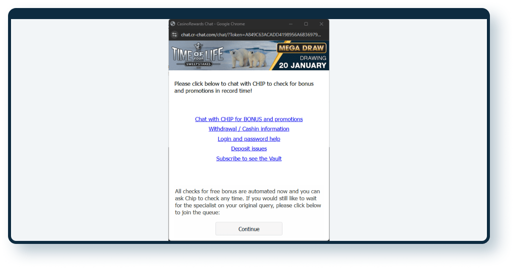 Zodiac Casino Live Support