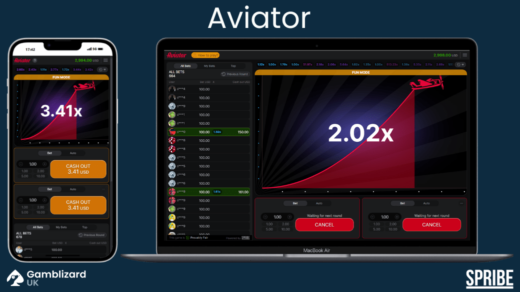 aviator crash gambling game