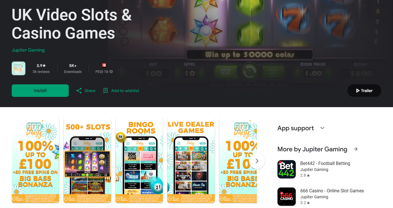 daisy slots app