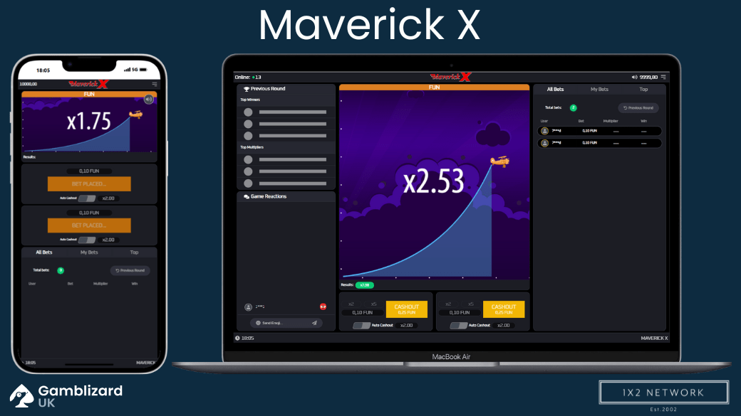 maverick x crash money game