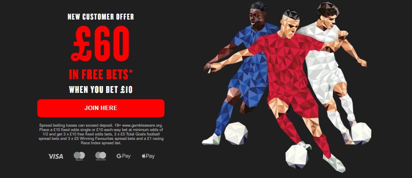 SpreadEx Sports Welcome Bonus
