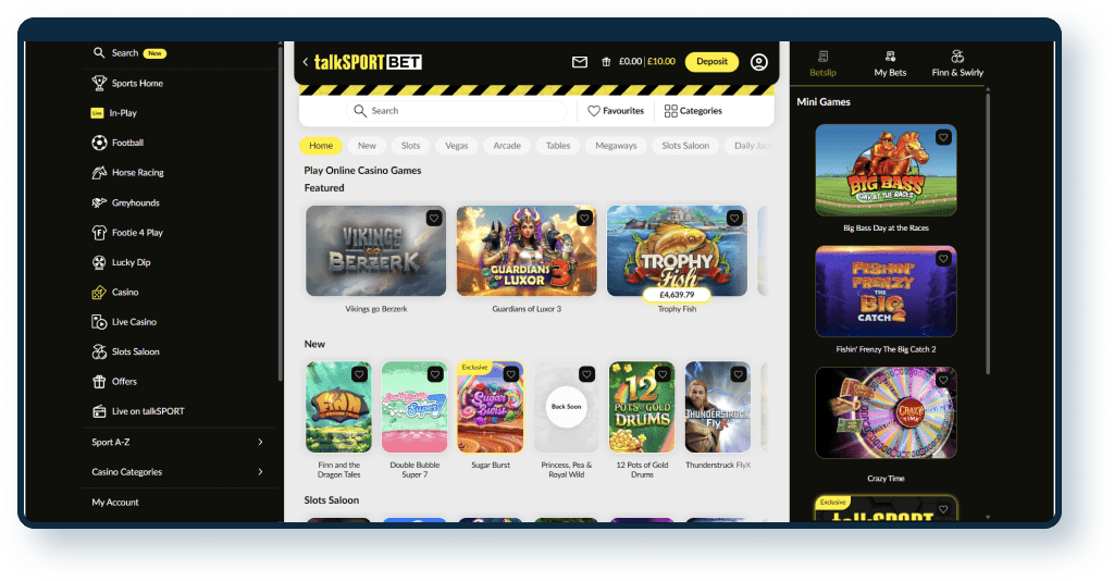 talkSPORT BET Games