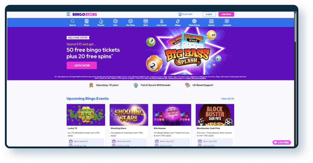 Bingostars Review