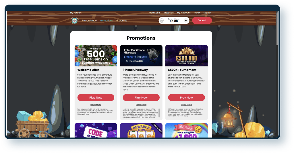 Bonanza Slots Bonuses