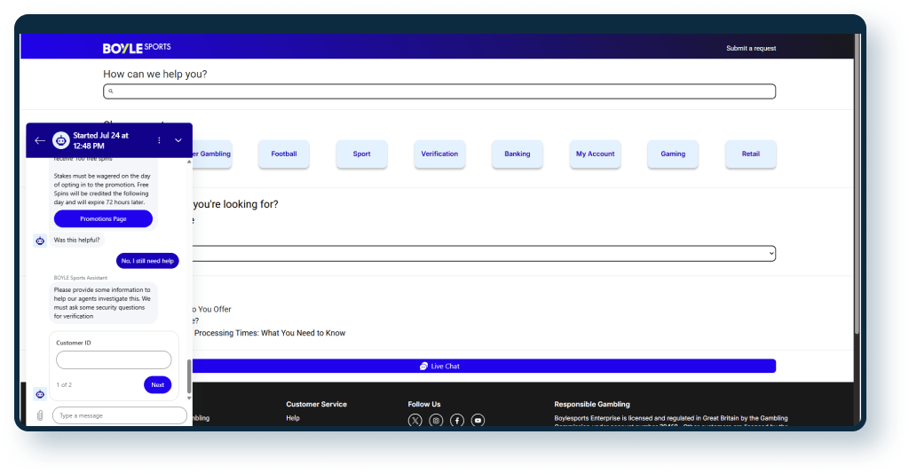 BoyleSports Live Chat 4