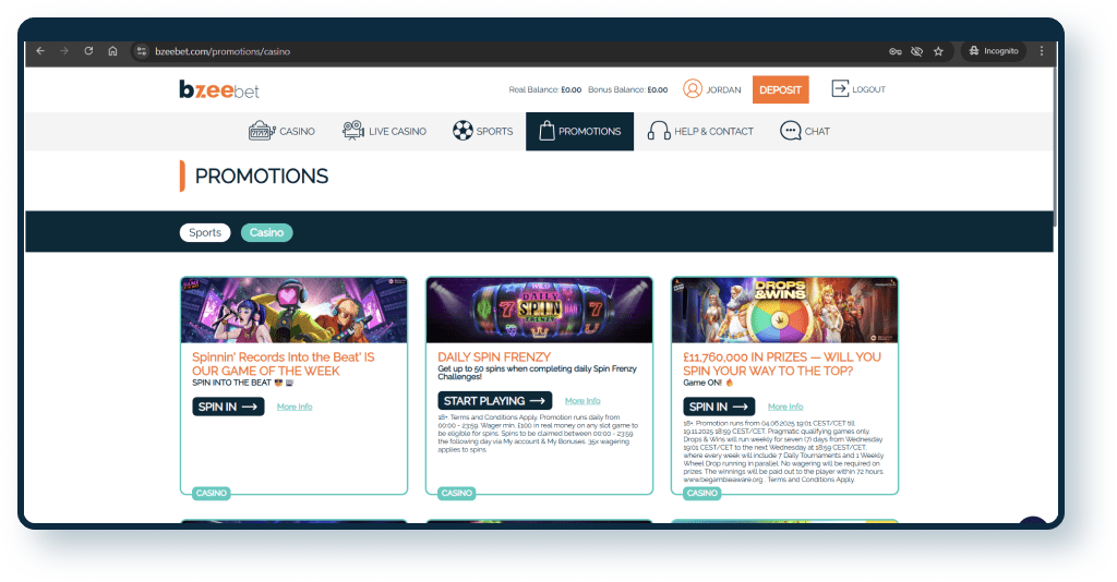 Bzeebet Promotions