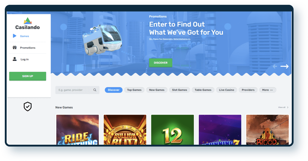 Casilando Casino Review
