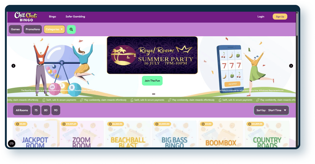 Chit Chat Bingo Review