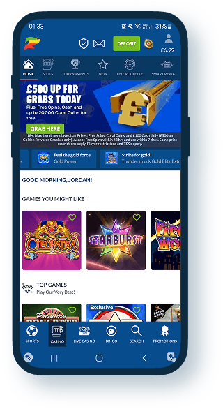 mobile version bei coral casino – Casino Coral Registrierungsbonus: Willkommensangebot im Check