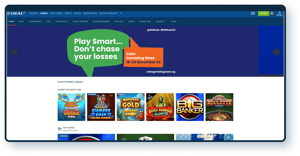 Coral Casino Review