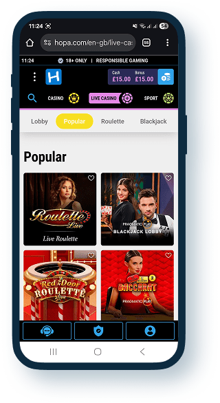 Hopa Mobile Casino 1
