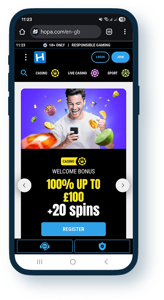 Hopa Mobile Casino 3