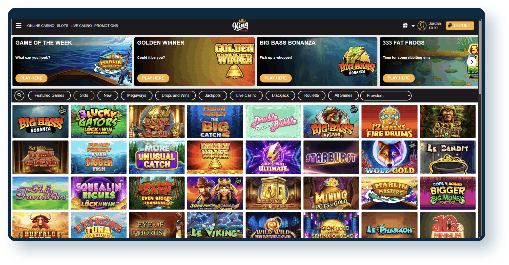 reliable free spins promotional banner