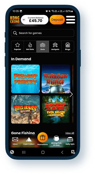 nieuw gratis spins bonus van Kong Casino