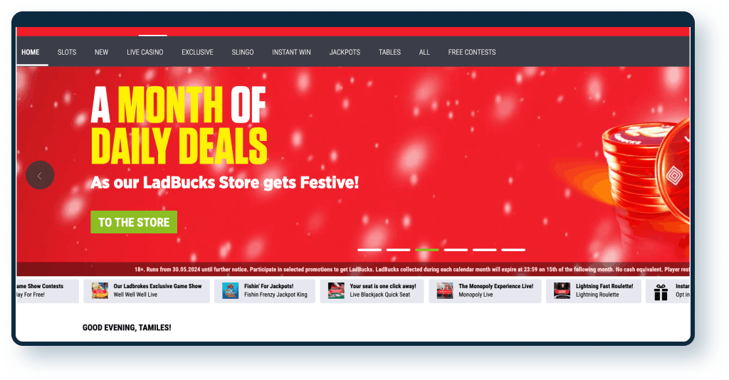 Ladbrokes Casino Review