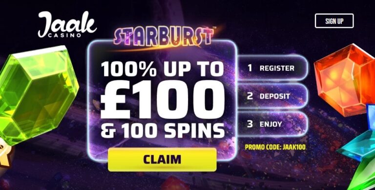 jaak casino 100 free spins