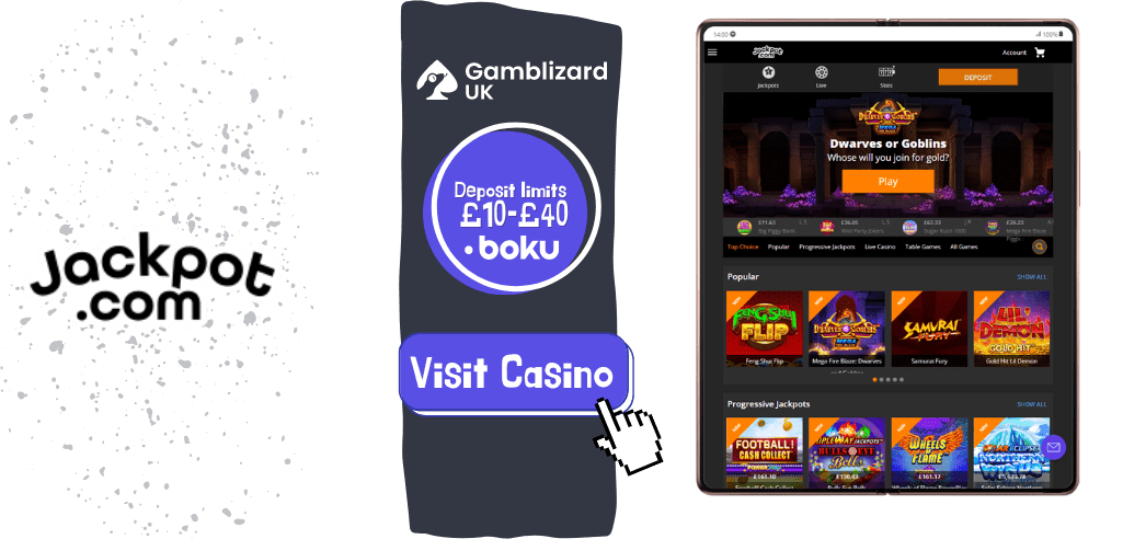 jackpot casino mobile deposit