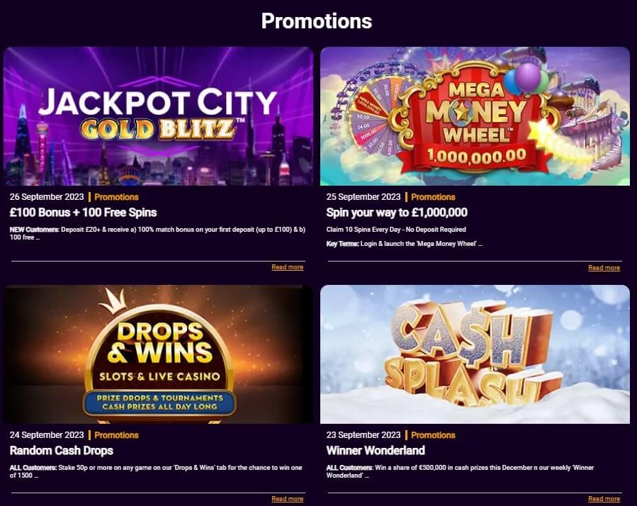 jackpot city casino promotions